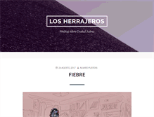 Tablet Screenshot of herrajeros.com